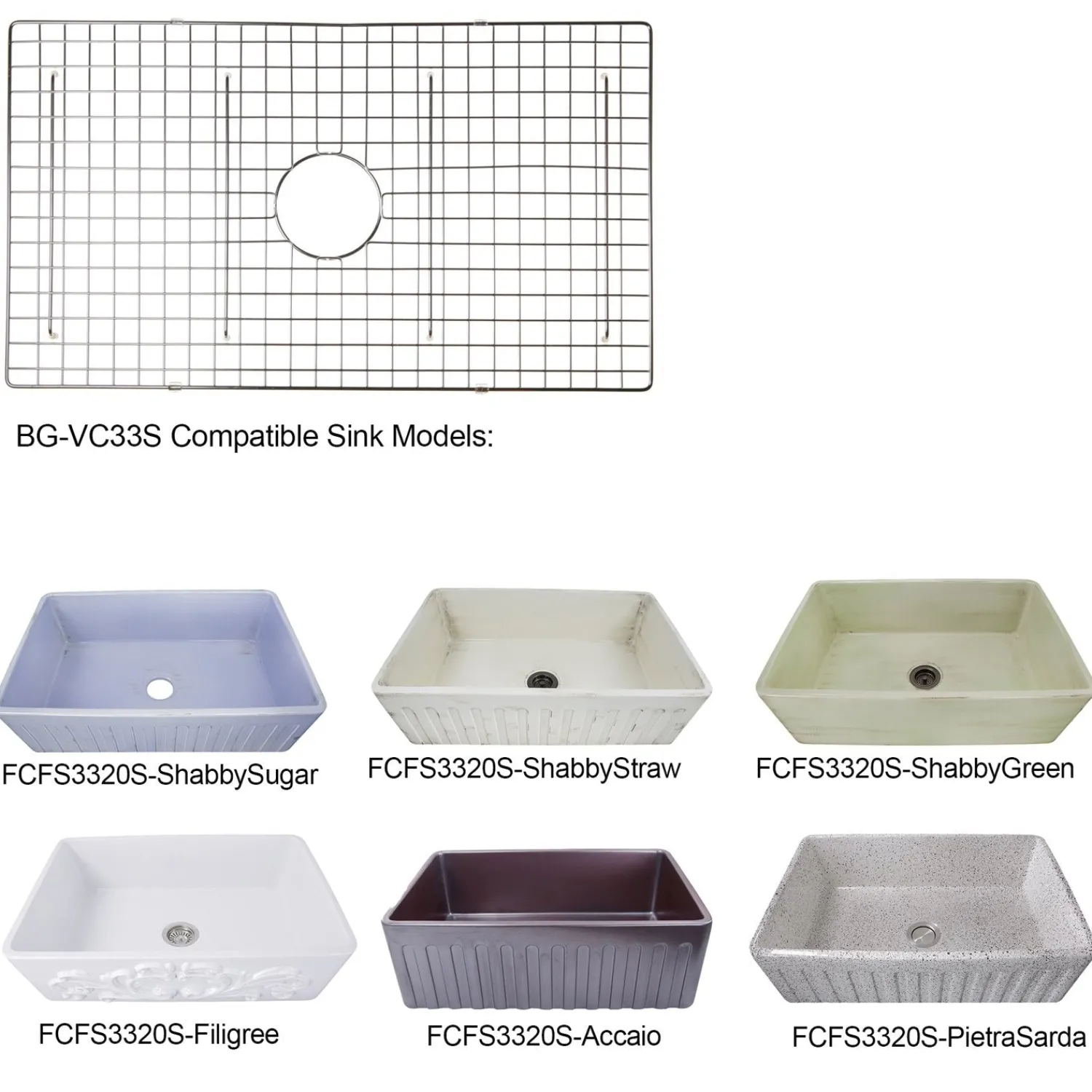 New Stainless Steel Bottom Grid BG-VC33S Bottom Grids