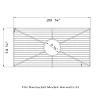 Outlet Stainless Steel Bottom Grid BG-HA33 Bottom Grids