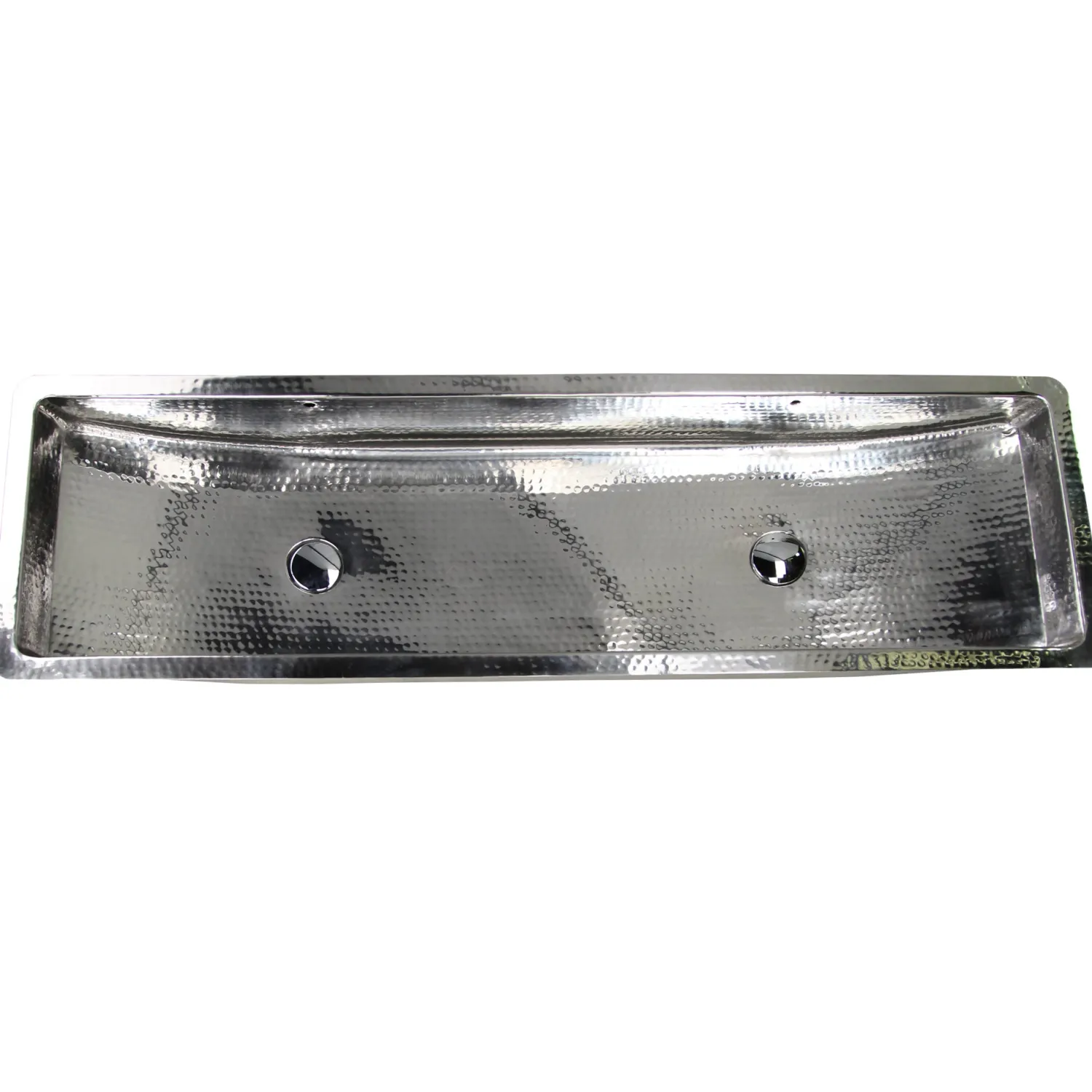 Online TRS48-OF Stainless Steel Double Trough Undermount Bathroom Sink with Overflow Undermount|Stainless Steel Sinks