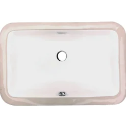 Clearance Undermount Ceramic Sink in White 17-1/8