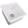Online 18" Undermount Fireclay Kitchen Sink Wellfleet-1818W Bar / Prep Sinks