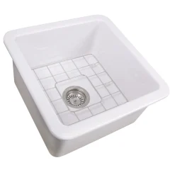 Online 18" Undermount Fireclay Kitchen Sink Wellfleet-1818W Bar / Prep Sinks