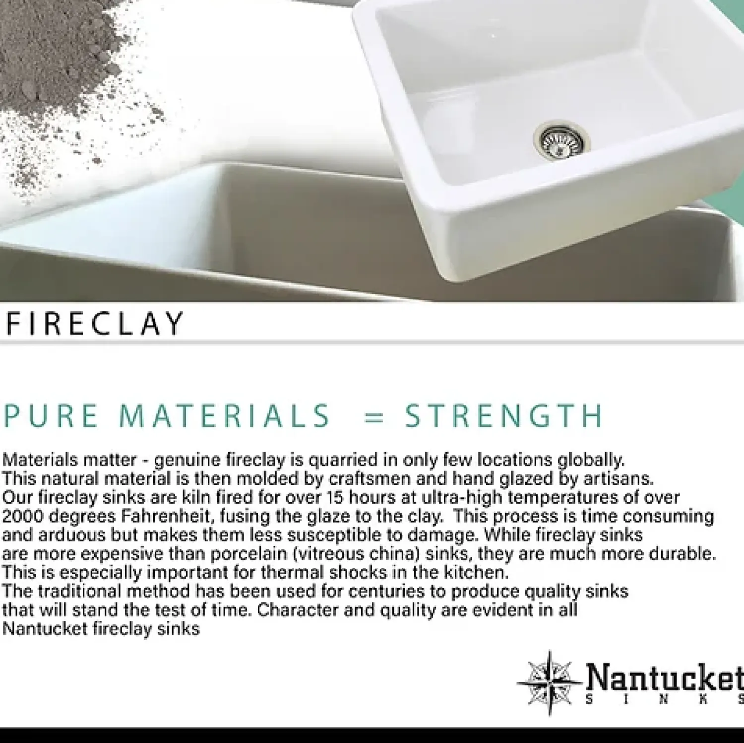 Online 18" Undermount Fireclay Kitchen Sink Wellfleet-1818W Bar / Prep Sinks