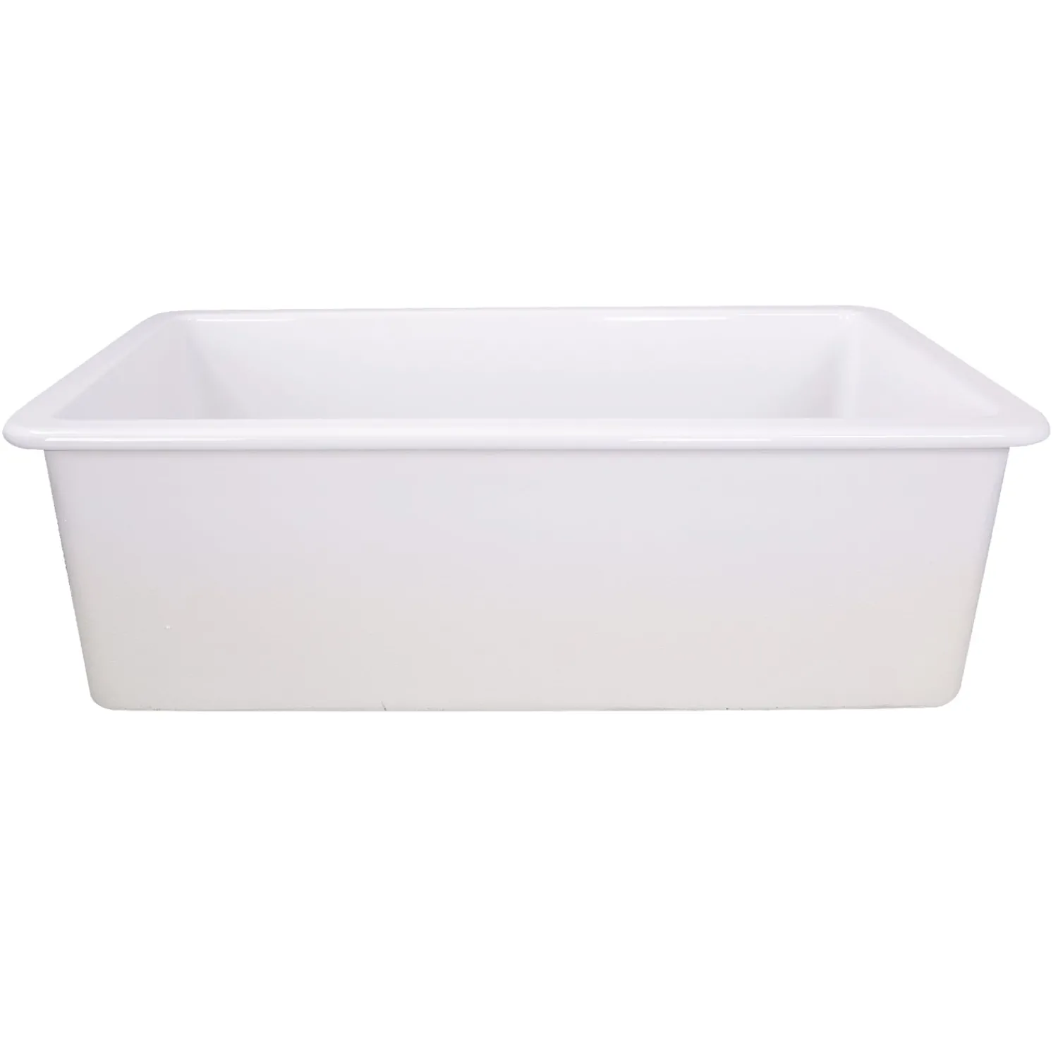 Outlet 32" Undermount Fireclay Kitchen Sink Wellfleet-3218W Single Bowl Sinks|Undermount Sinks