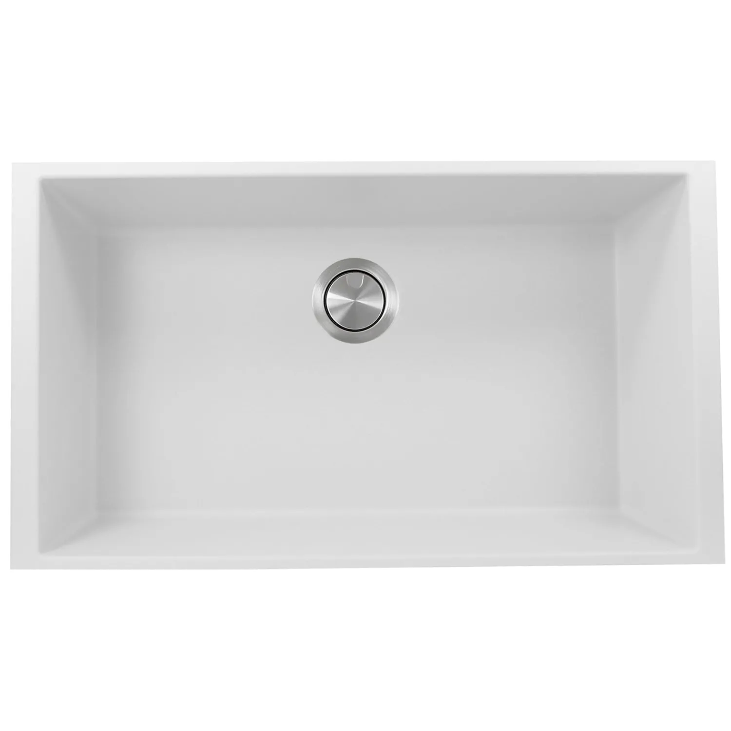 Sale 33" Undermount Granite Composite Sink Single Bowl Sinks|Undermount Sinks
