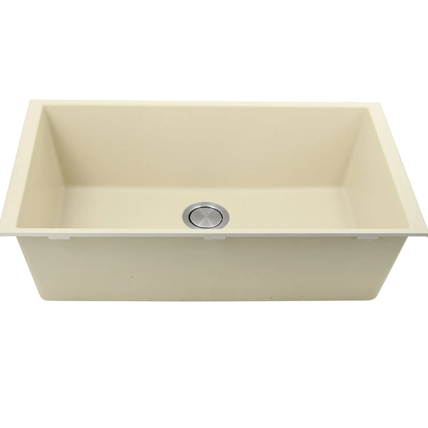 Sale 33" Undermount Granite Composite Sink Single Bowl Sinks|Undermount Sinks