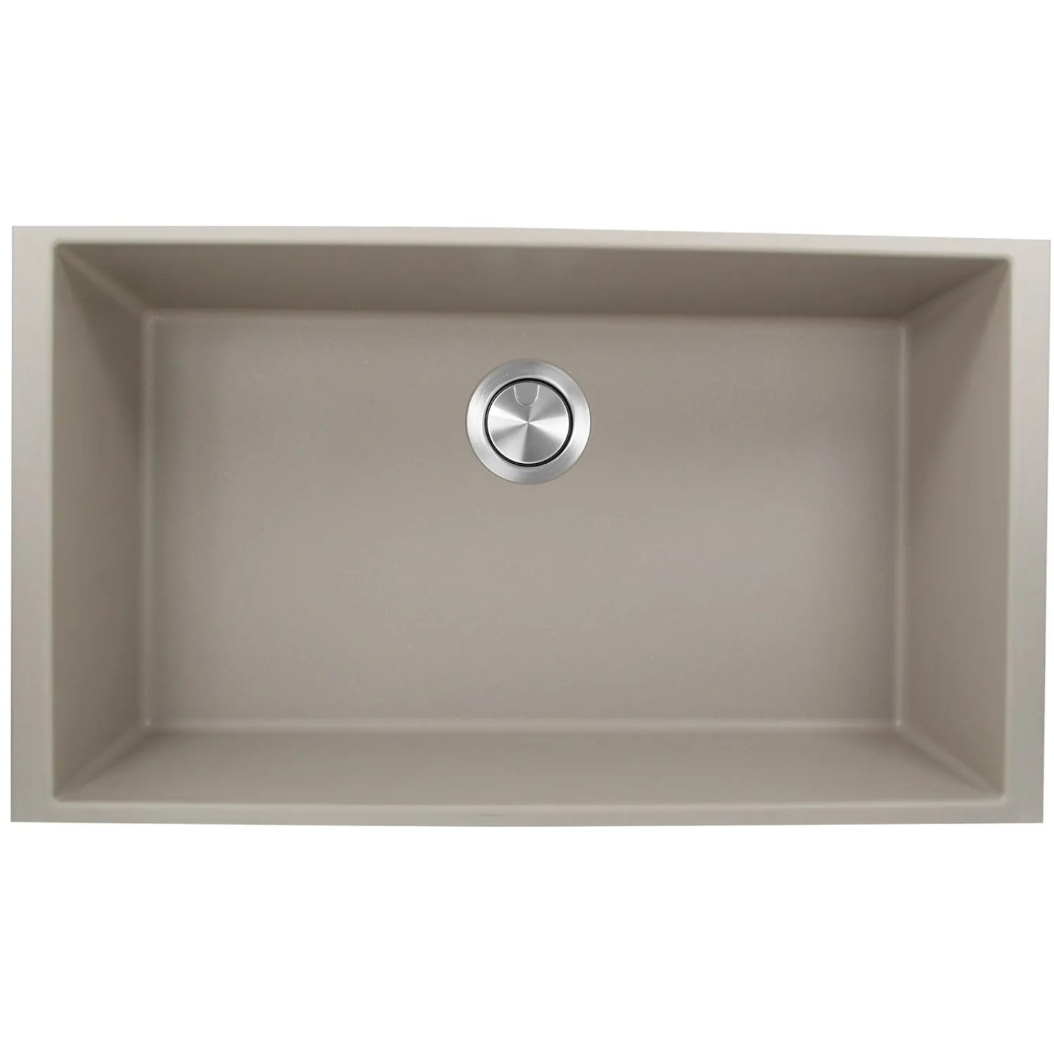 Sale 33" Undermount Granite Composite Sink Single Bowl Sinks|Undermount Sinks