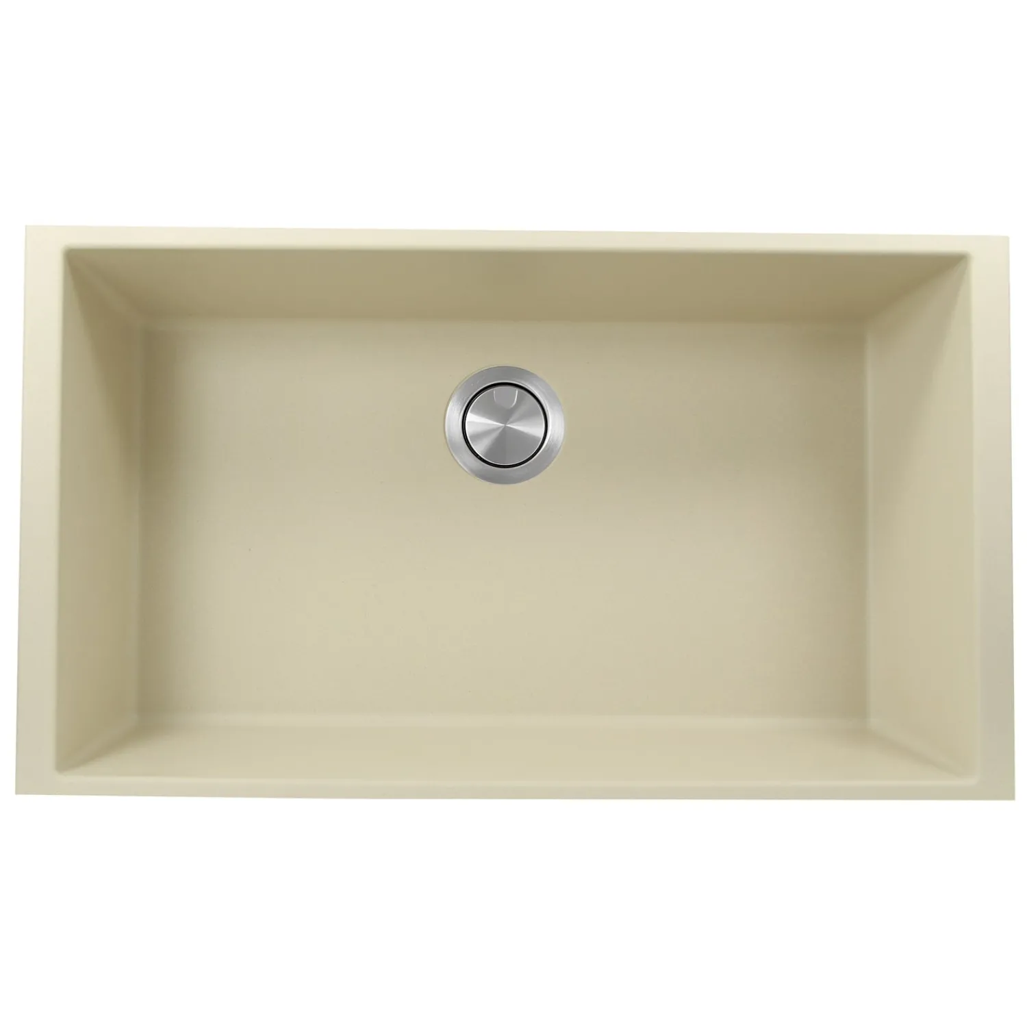 Sale 33" Undermount Granite Composite Sink Single Bowl Sinks|Undermount Sinks