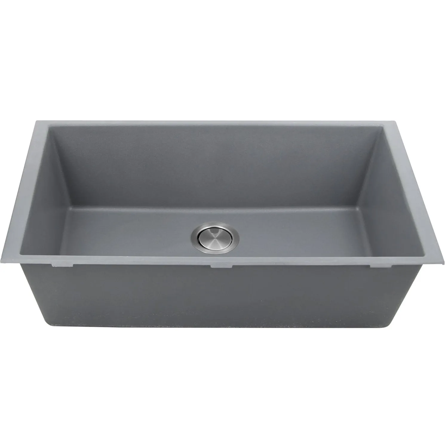 Sale 33" Undermount Granite Composite Sink Single Bowl Sinks|Undermount Sinks