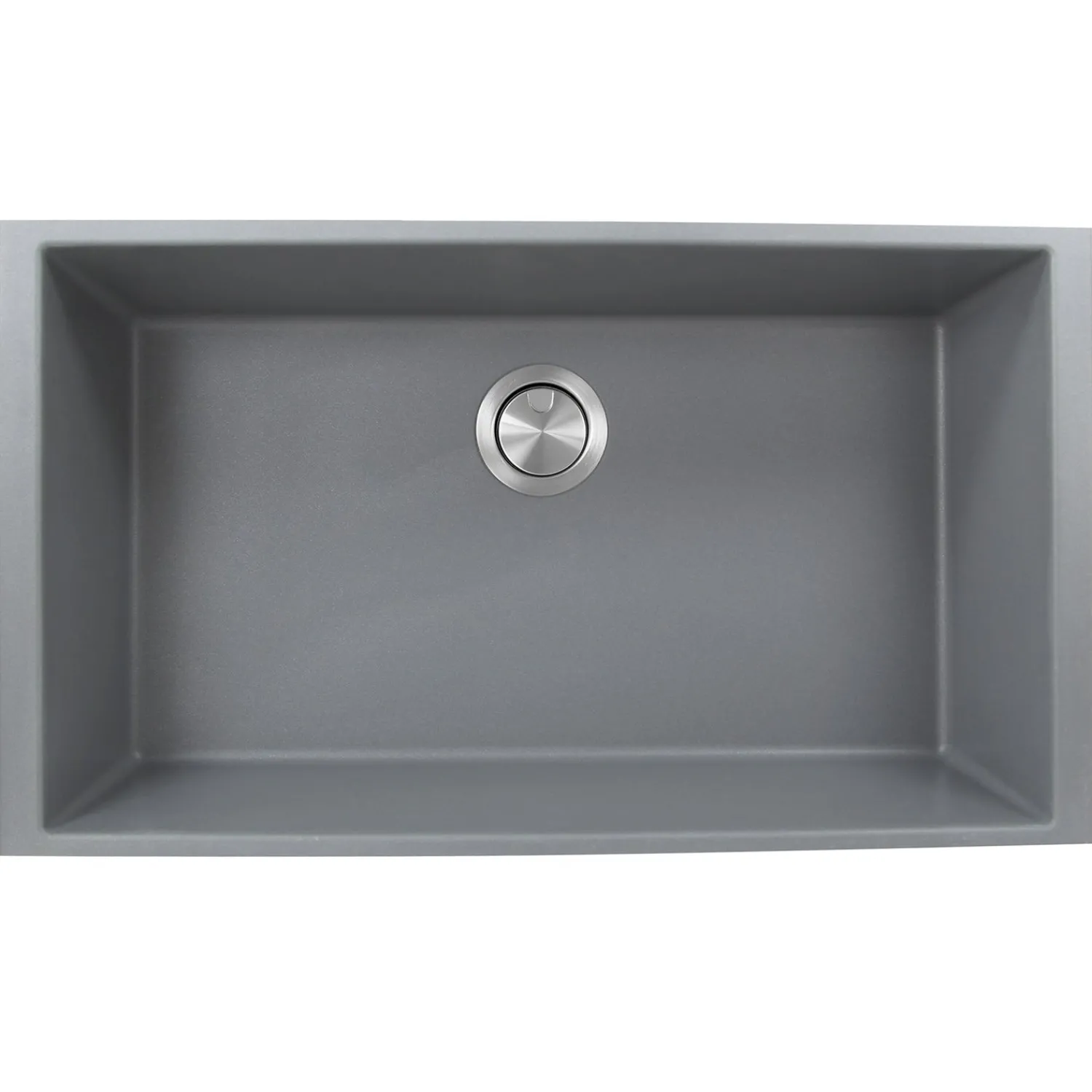 Sale 33" Undermount Granite Composite Sink Single Bowl Sinks|Undermount Sinks