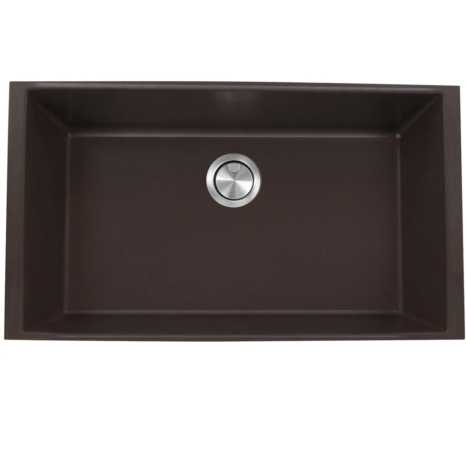 Sale 33" Undermount Granite Composite Sink Single Bowl Sinks|Undermount Sinks