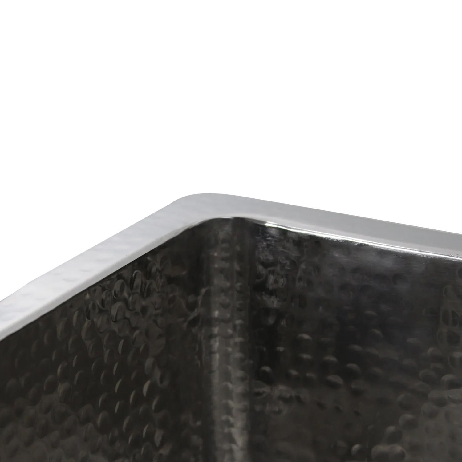 Clearance 23" Undermount Hammered Stainless Steel 12" Deep Laundry Sink Stainless Steel Sinks|Single Bowl Sinks