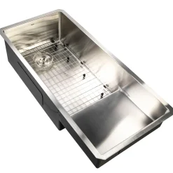 Online 39" Undermount Kitchen Sink with Raised Platform Stainless Steel Sinks|Single Bowl Sinks