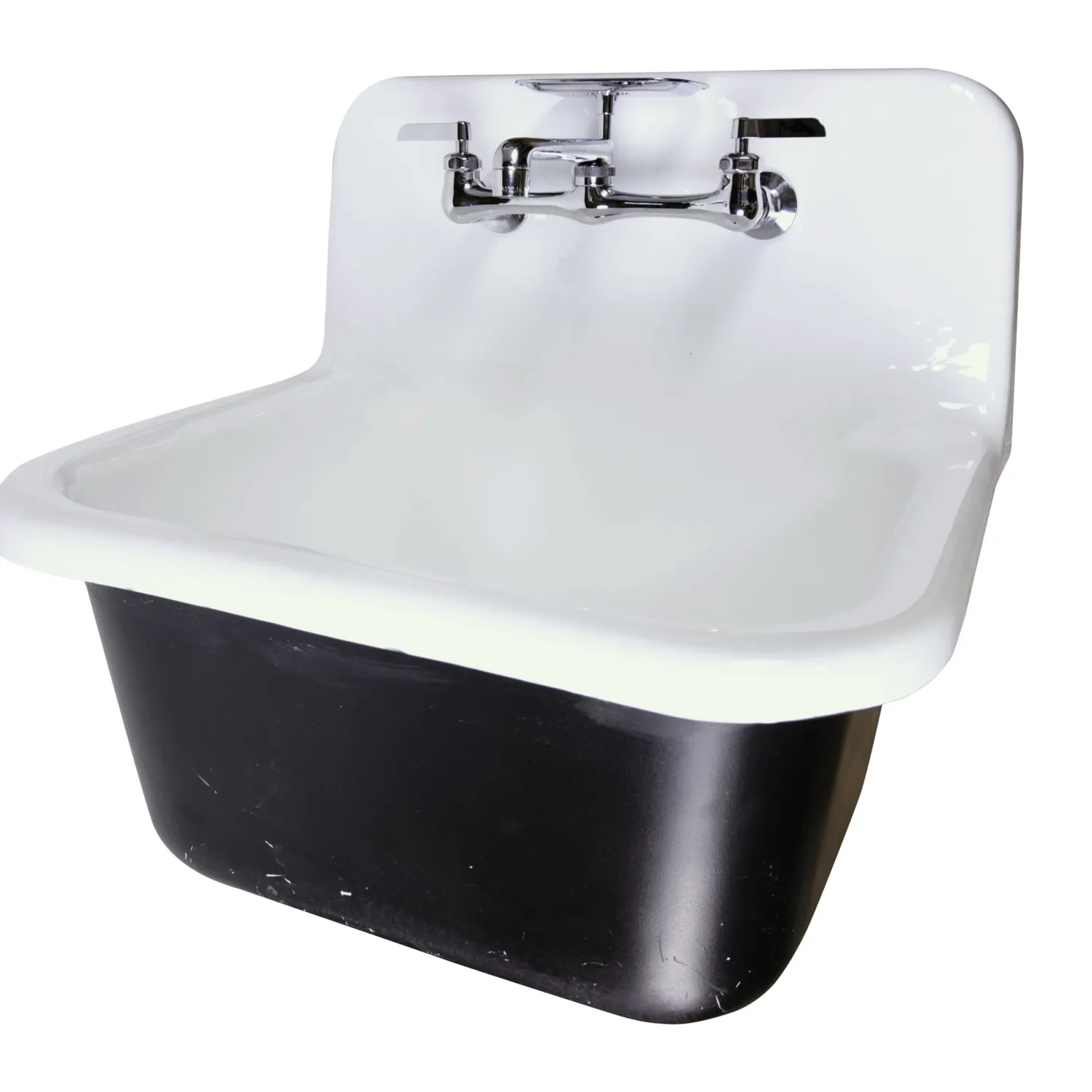 Online Wall Mount Utility Faucet with Soap Dish Wall Mounted Kitchen Faucets