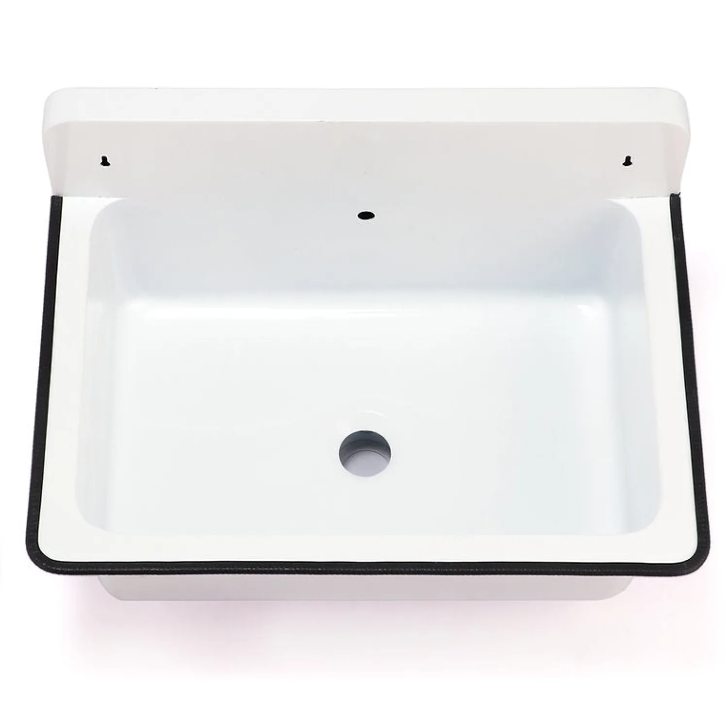 Hot 20" Wall Mount Utility or Bathroom Sink With Overflow Laundry & Utility Sinks