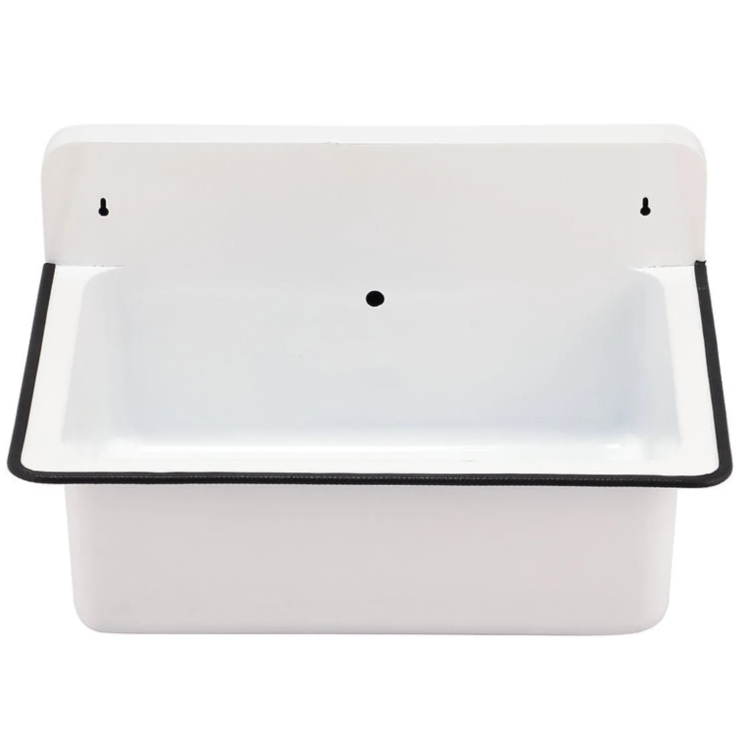 Hot 20" Wall Mount Utility or Bathroom Sink With Overflow Laundry & Utility Sinks