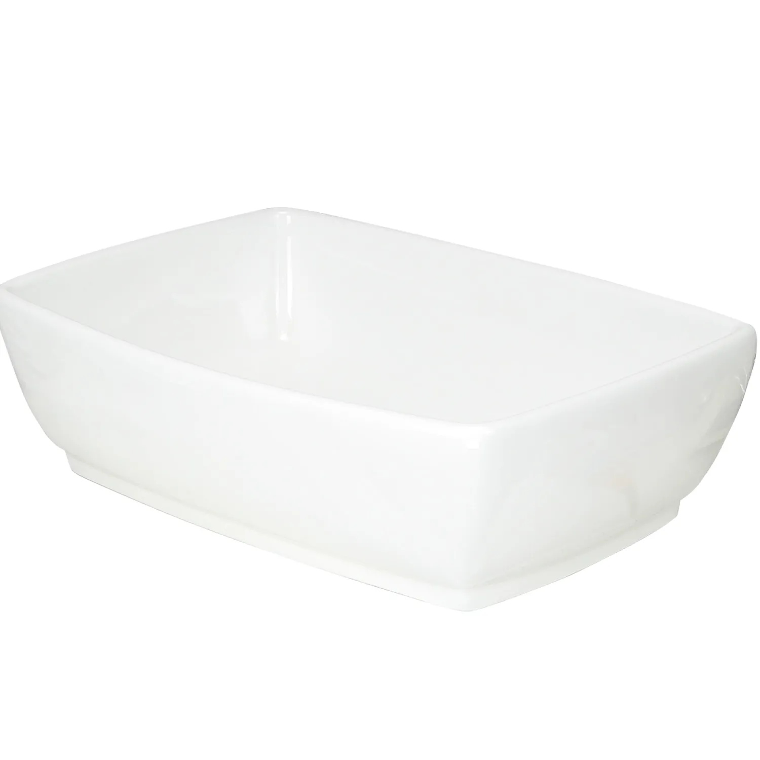 Online White Rectangular Vessel Sink NSV1913 Drop-In / Top Mount Sinks