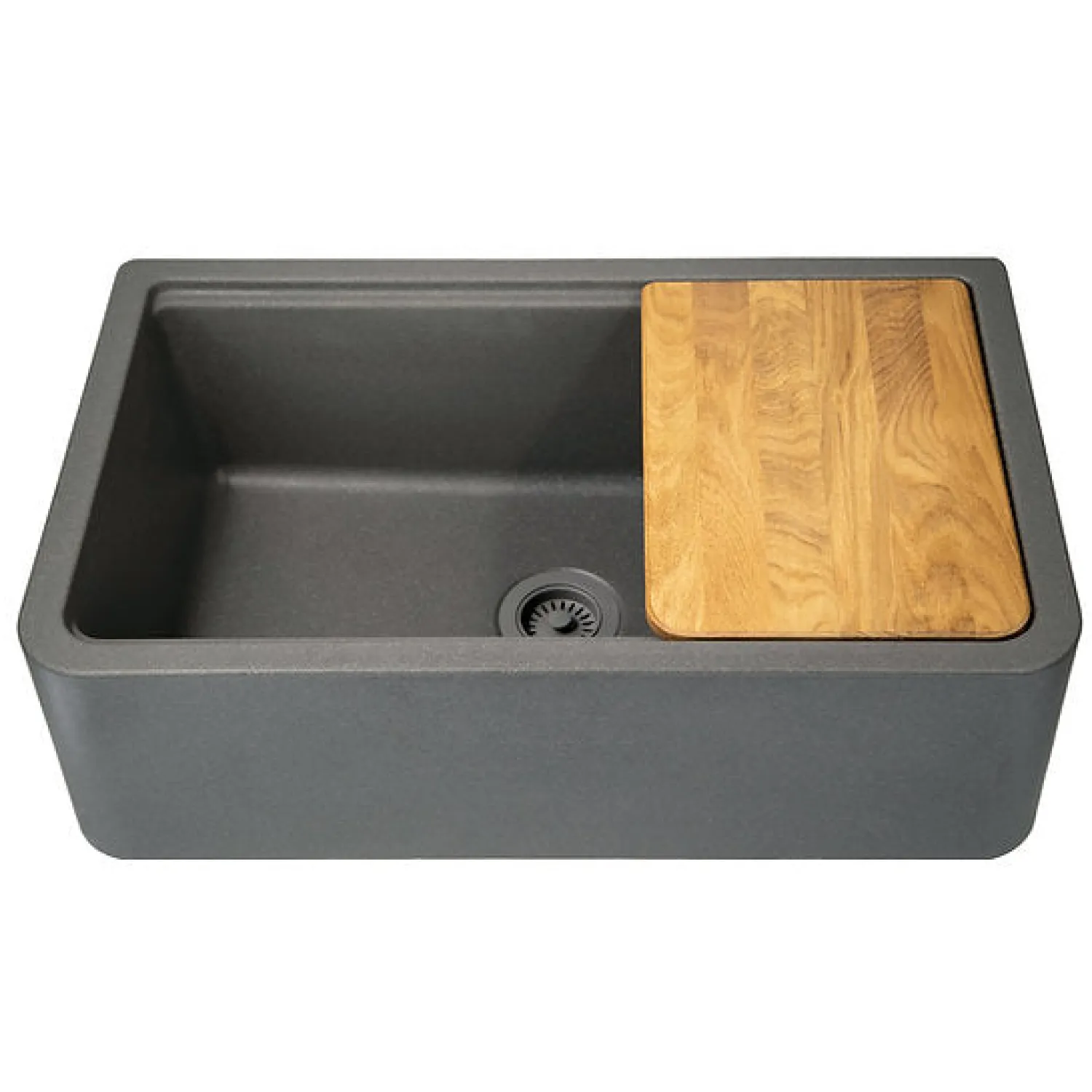 Sale 33" Workstation Granite Composite Apron Farmhouse Sink Single Bowl Sinks|Apron Front / Farmhouse Sinks