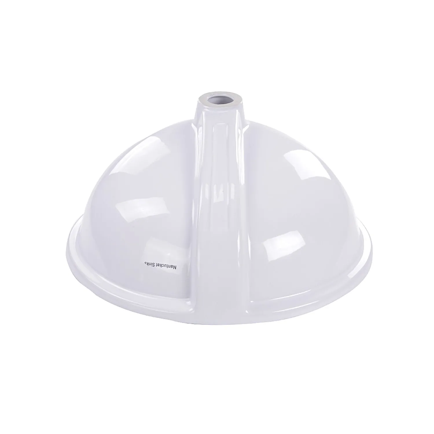 Online 15 x 12 Glazed Bottom Undermount Oval Ceramic Sink in White Undermount