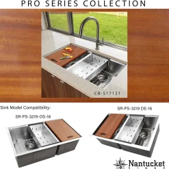 Sale 17" x 12" Pro Series Prep Station Cutting Board CB-S17121 Cutting Boards
