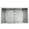 Outlet ZR3219-16 - 32" Pro Series Large Rectangle Single Bowl Undermount Zero Radius Stainless Steel Kitchen Sink Stainless Steel Sinks|Single Bowl Sinks