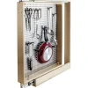 Best Peg Board Filler Pullout Cabinet Construction + Upgrades
