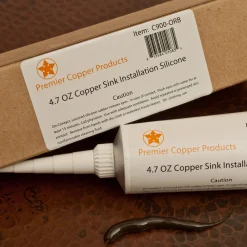 Outlet Copper Sink Installation Silicone Maintenance & Installation