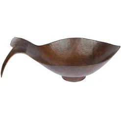 Outlet Fish Vessel Hammered Copper Sink Above Counter / Vessel Sinks