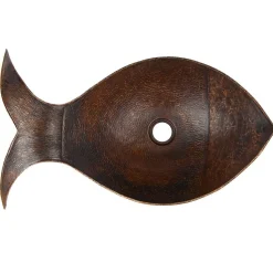 Outlet Fish Vessel Hammered Copper Sink Above Counter / Vessel Sinks