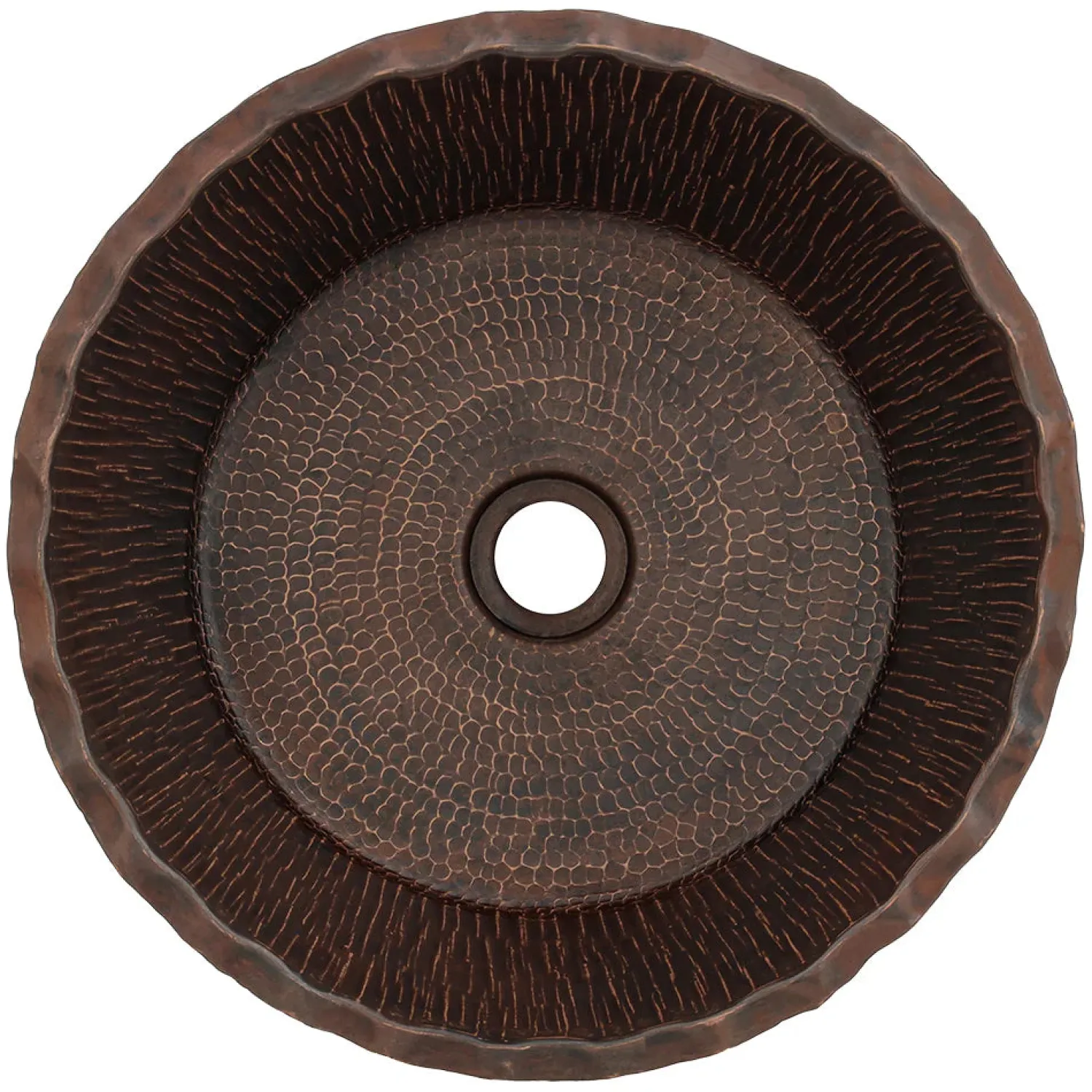 Hot Forest Vessel Hammered Copper Sink Above Counter / Vessel Sinks