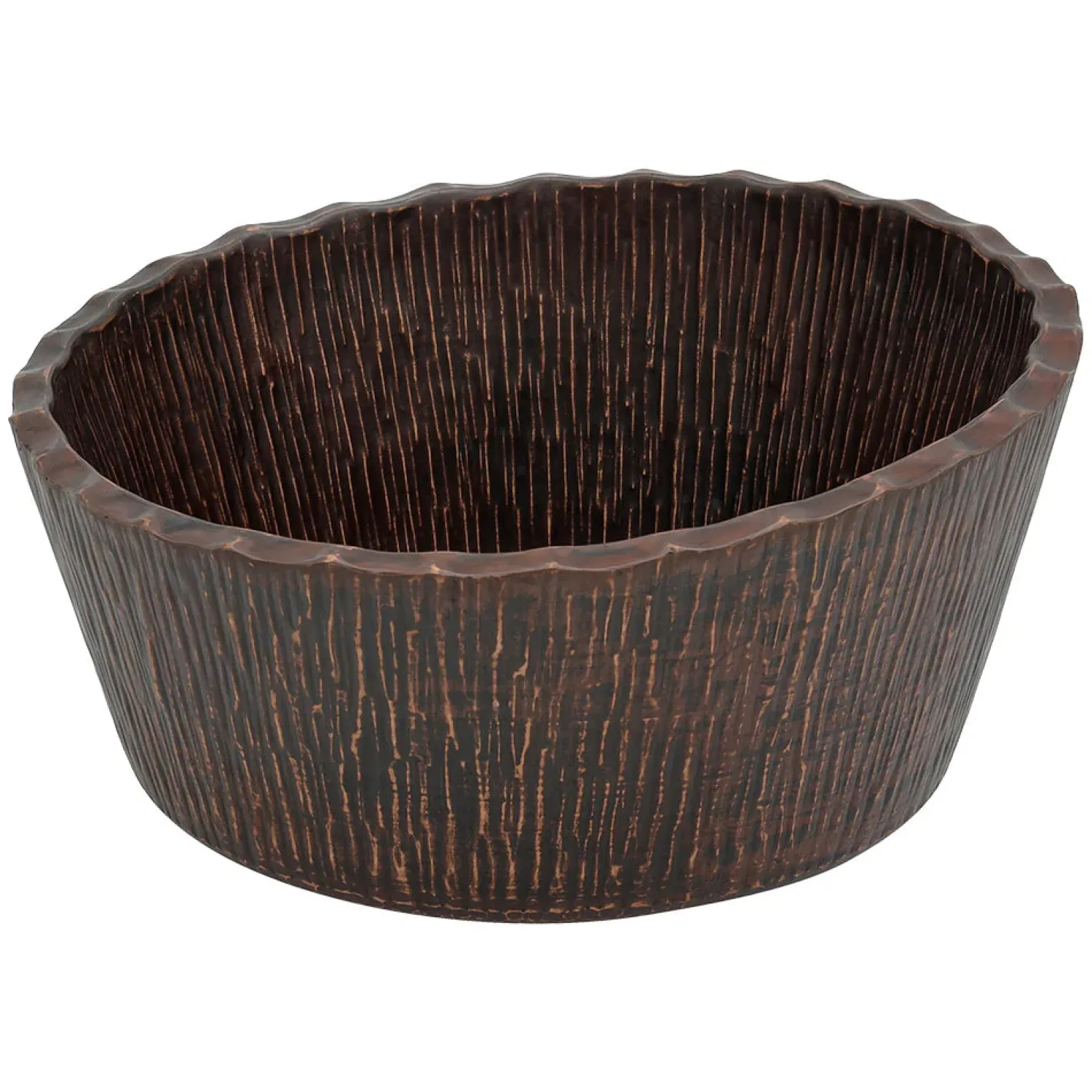 Hot Forest Vessel Hammered Copper Sink Above Counter / Vessel Sinks