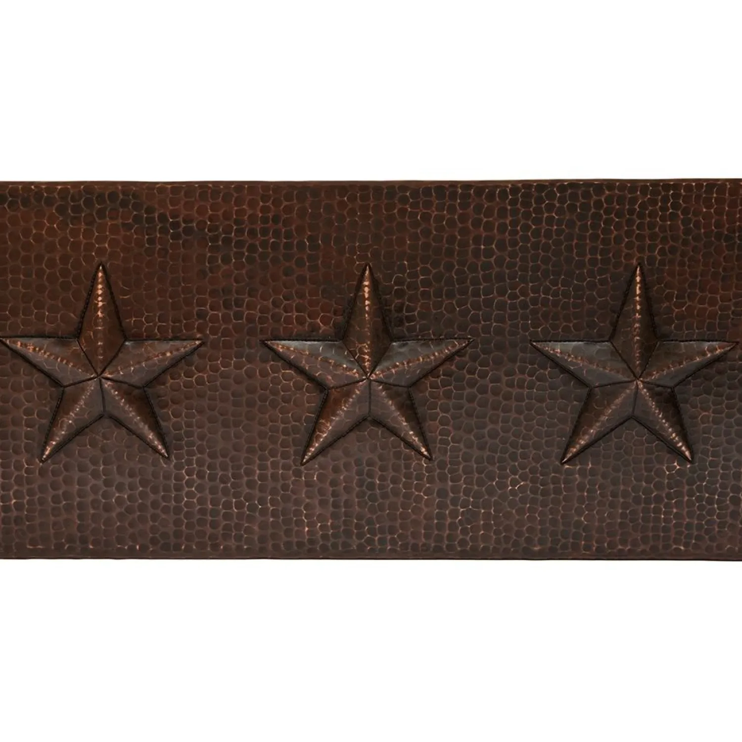 Hot 33" Hammered Copper Kitchen Apron Single Basin Sink with Star Design Single Bowl Sinks|Apron Front / Farmhouse Sinks