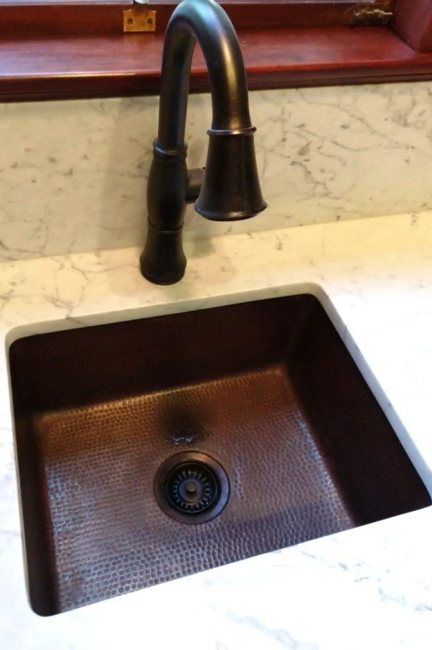 Sale 20" Hammered Copper Kitchen/Bar/Prep Single Basin Sink Sinks For Tight Spaces|Bar / Prep Sinks