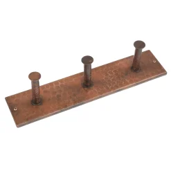 Online Hand Hammered Copper Triple Robe/Towel Hook Robe Hooks