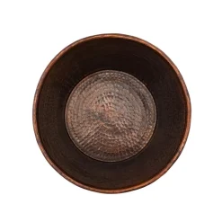 Hot Hand Hammered Copper Waste Bin / Trash Can Waste Baskets