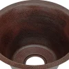 New 17" Large Round Hammered Copper Bar/Prep Sink Bar / Prep Sinks