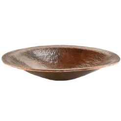 Outlet Oval Hand Forged Old World Copper Vessel Sink Above Counter / Vessel Sinks