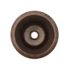 12" Round Hammered Copper Ice Bucket Bar/Prep Sink Bar / Prep Sinks