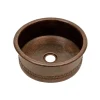 Clearance 15" Round Bar Vessel Tub Sink with 2" Drain Size Bar / Prep Sinks