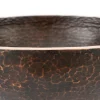 Outlet 13" Round Hand Forged Old World Copper Vessel Sink Above Counter / Vessel Sinks