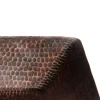 Clearance 14" Square Hand Forged Old World Copper Vessel Sink Above Counter / Vessel Sinks