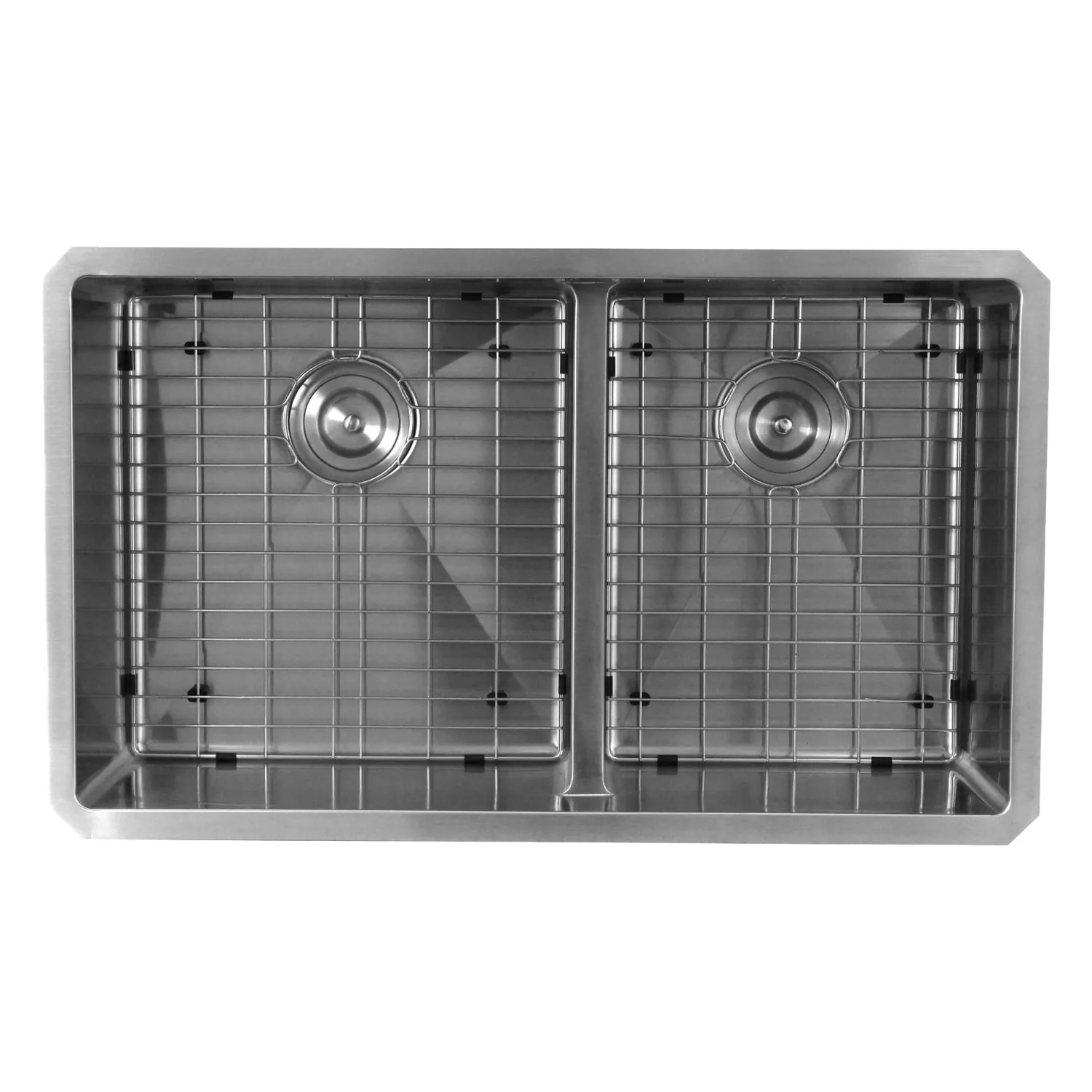 Best 32" Pro Series 60/40 Stainless Steel Kitchen Sink Stainless Steel Sinks|Double Bowl Sinks