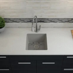 Sale Rectangle Quartz Composite Bar/Prep Sink Single Bowl Sinks|Composite & Quartz Sinks