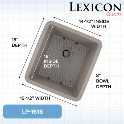 Sale Rectangle Quartz Composite Bar/Prep Sink Single Bowl Sinks|Composite & Quartz Sinks