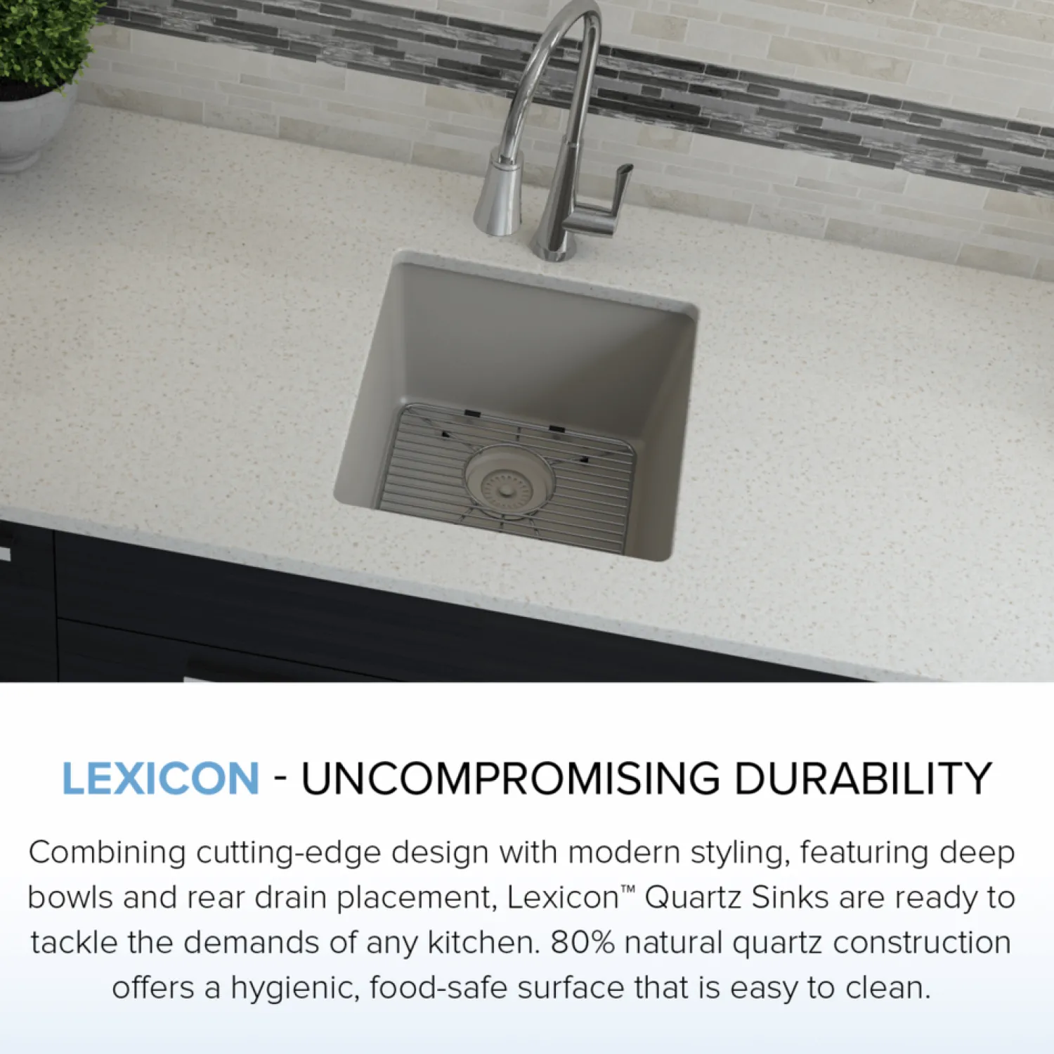Sale Rectangle Quartz Composite Bar/Prep Sink Single Bowl Sinks|Composite & Quartz Sinks
