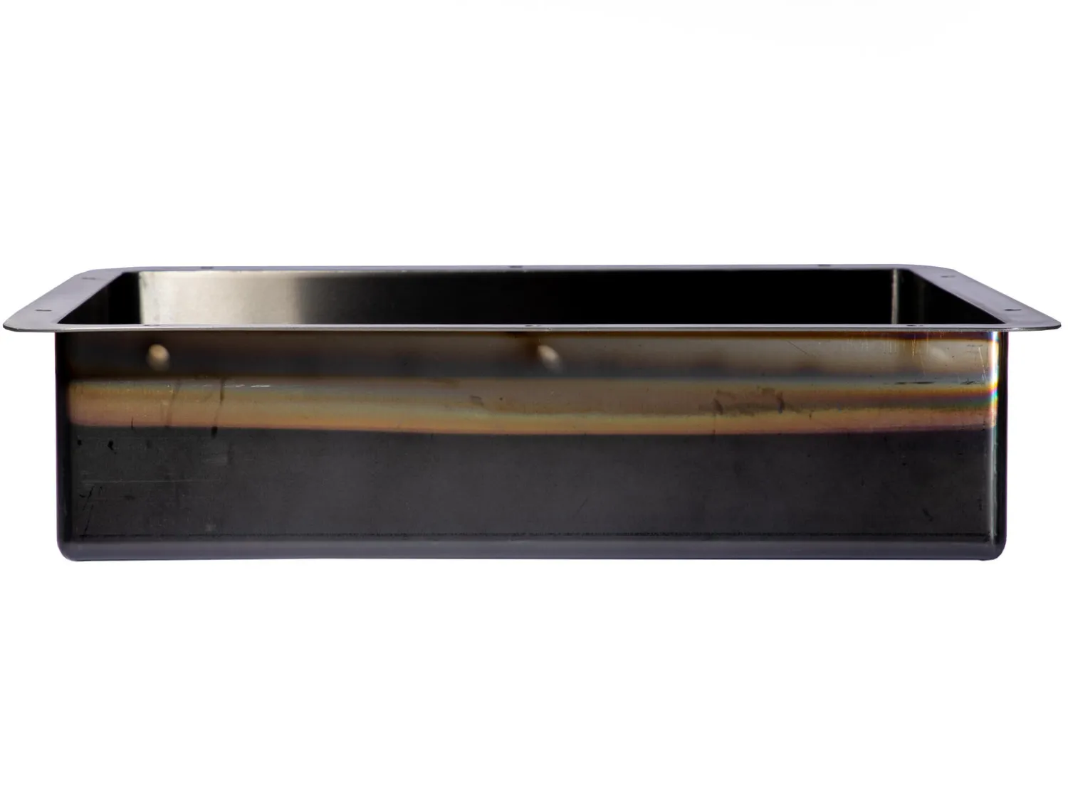 Outlet Rectangular 20" x 16" Stainless Steel Undermount Bathroom Sink with Drain in Black Undermount|Stainless Steel Sinks