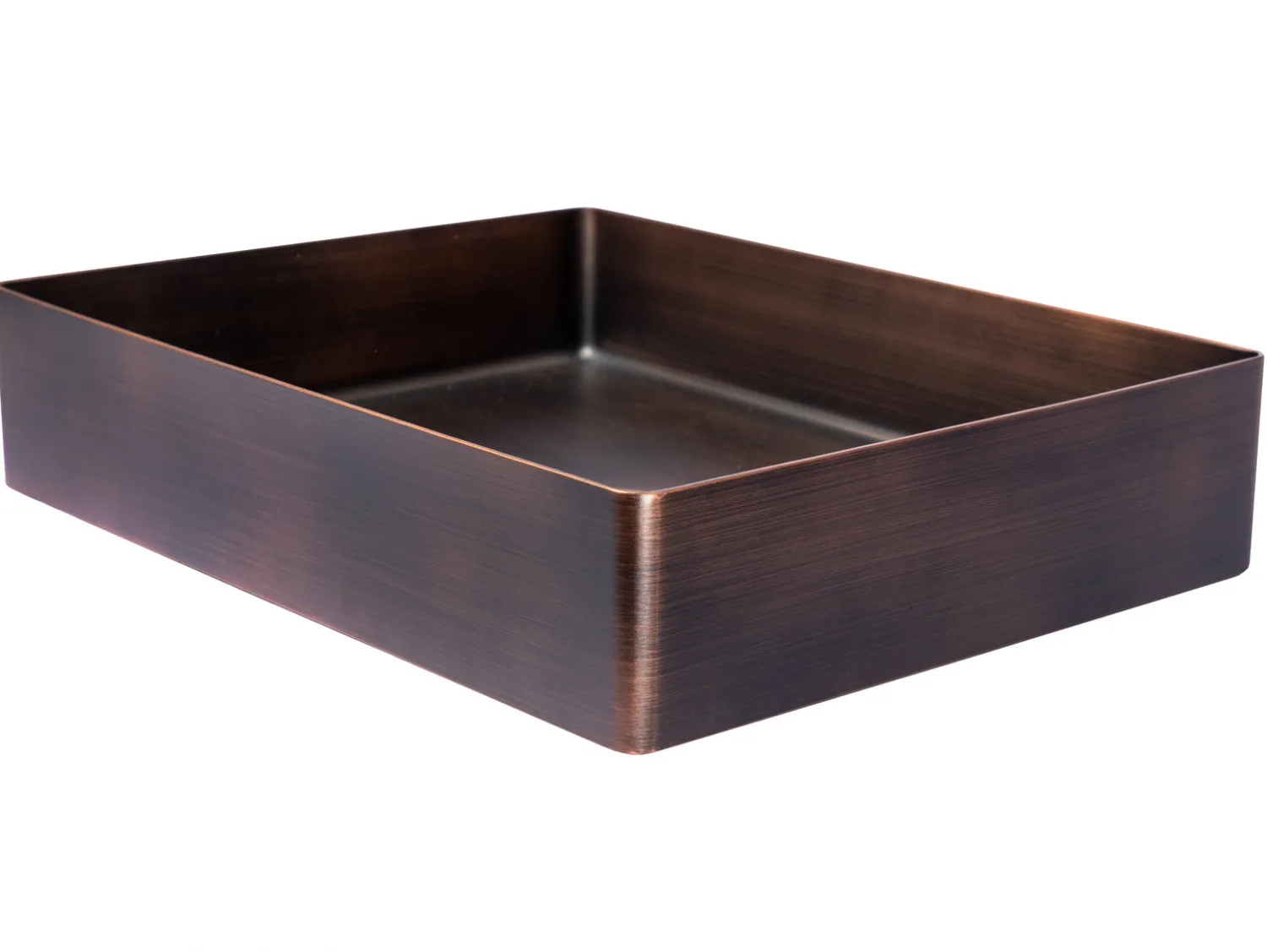 Clearance Rectangular 19 x 14 1/2" Stainless Steel Bathroom Vessel Sink with Drain in Bronze Stainless Steel Sinks|Above Counter / Vessel Sinks
