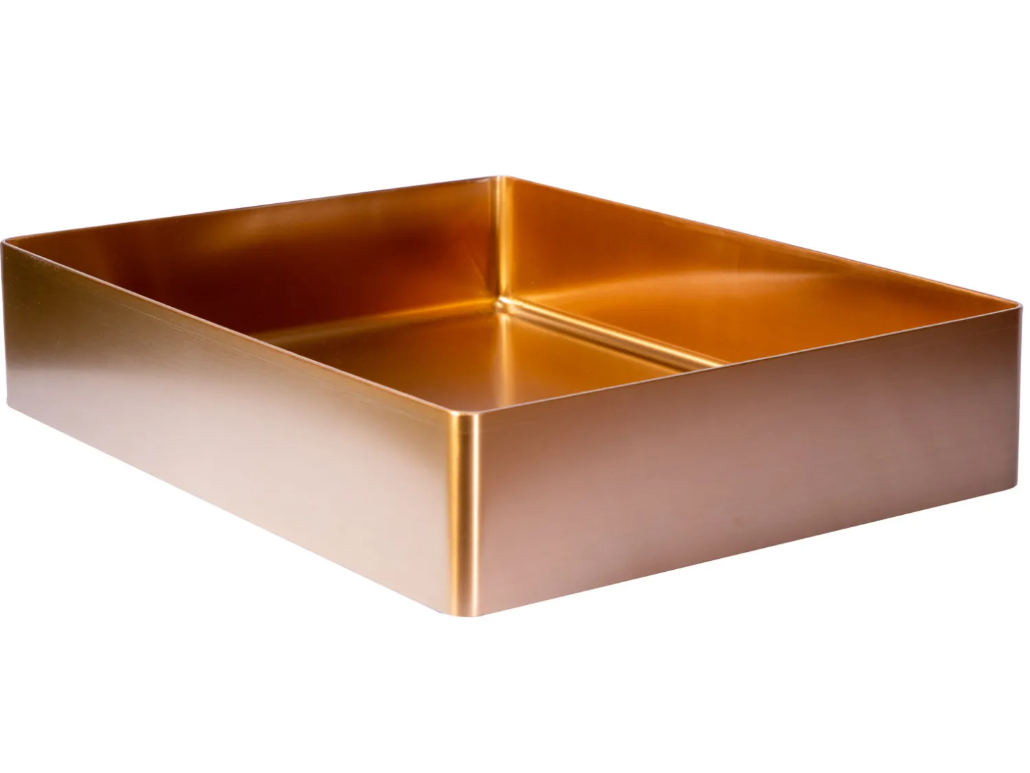 Outlet Rectangular 19" x 14 1/2" Stainless Steel Bathroom Vessel Sink with Drain in Rose Gold Stainless Steel Sinks|Above Counter / Vessel Sinks