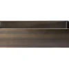 Outlet Rectangular 18 3/4" x 15 3/4" Thick Rim Stainless Steel Bathroom Vessel Sink with Drain in Antique Gold Stainless Steel Sinks|Above Counter / Vessel Sinks