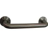 New Restoration 18" Brass Decorative Grab Bar in Brushed Nickel Grab Bars